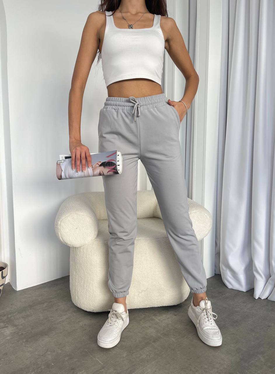 Light Grey Basic Sweatpants