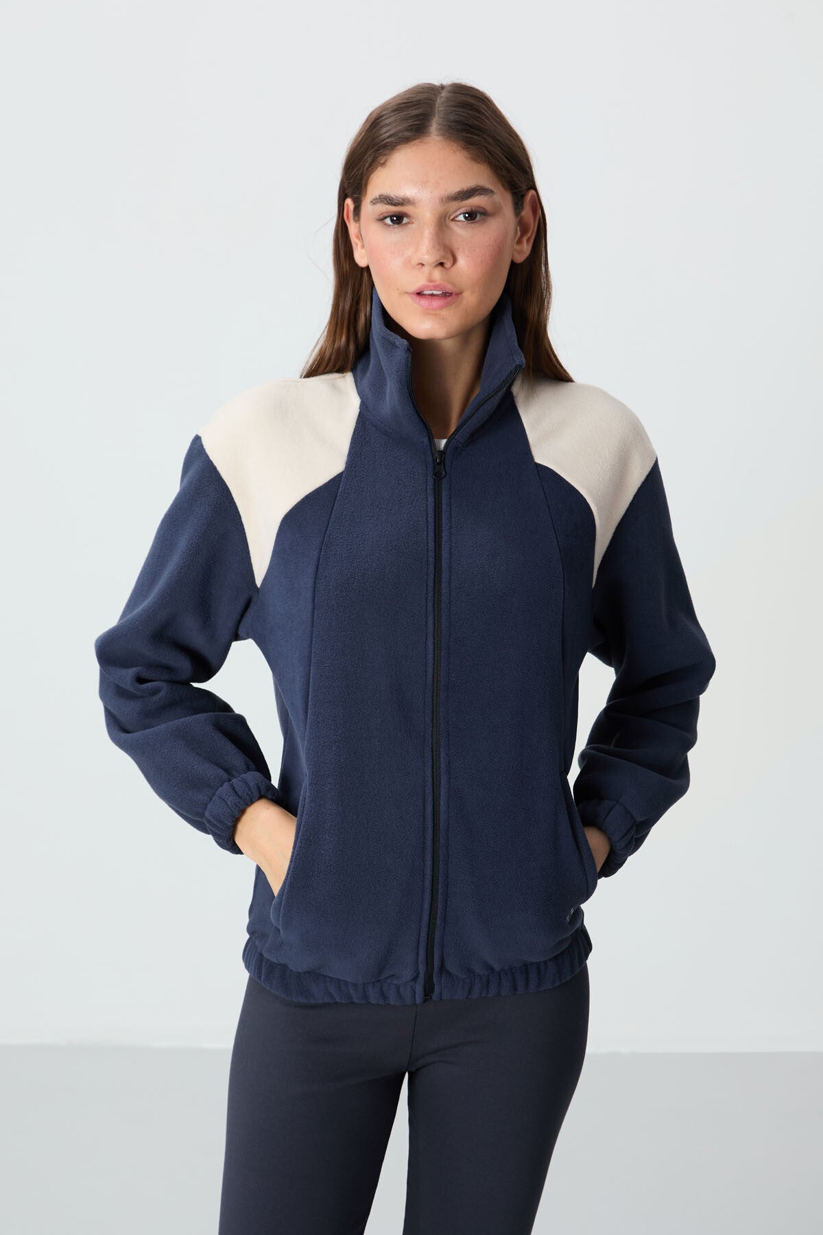 Fleece Women's Sweatshirt - Navy