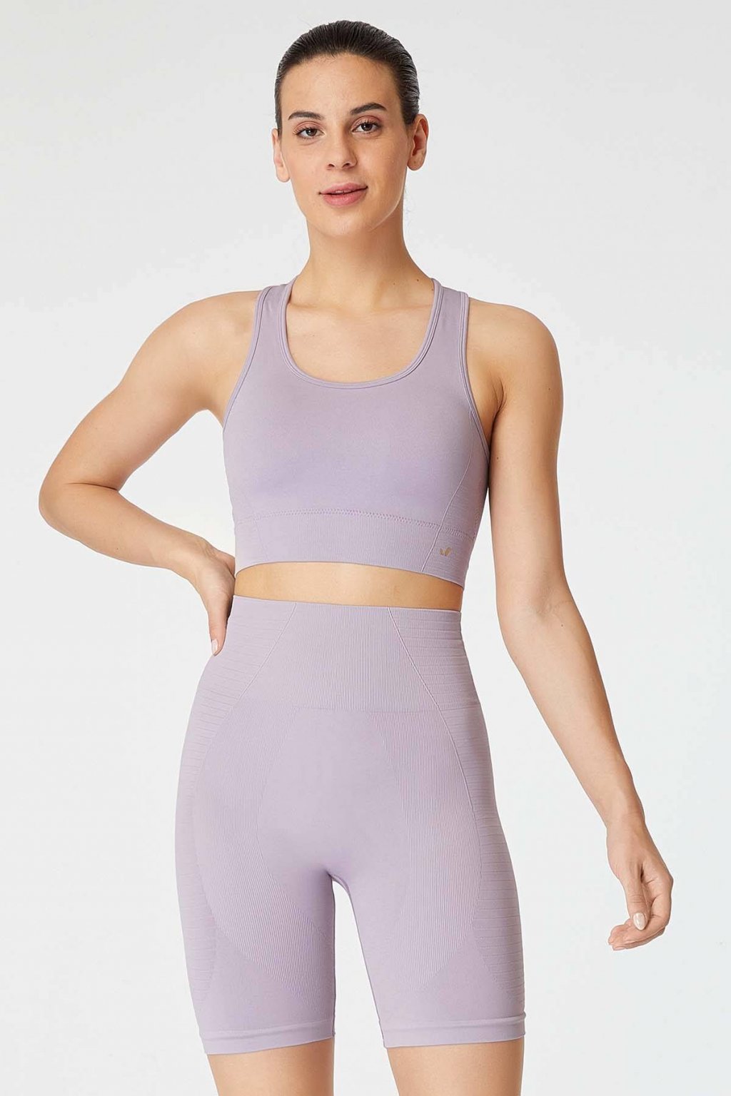 Gela Double Layered Sports bra in Purple
