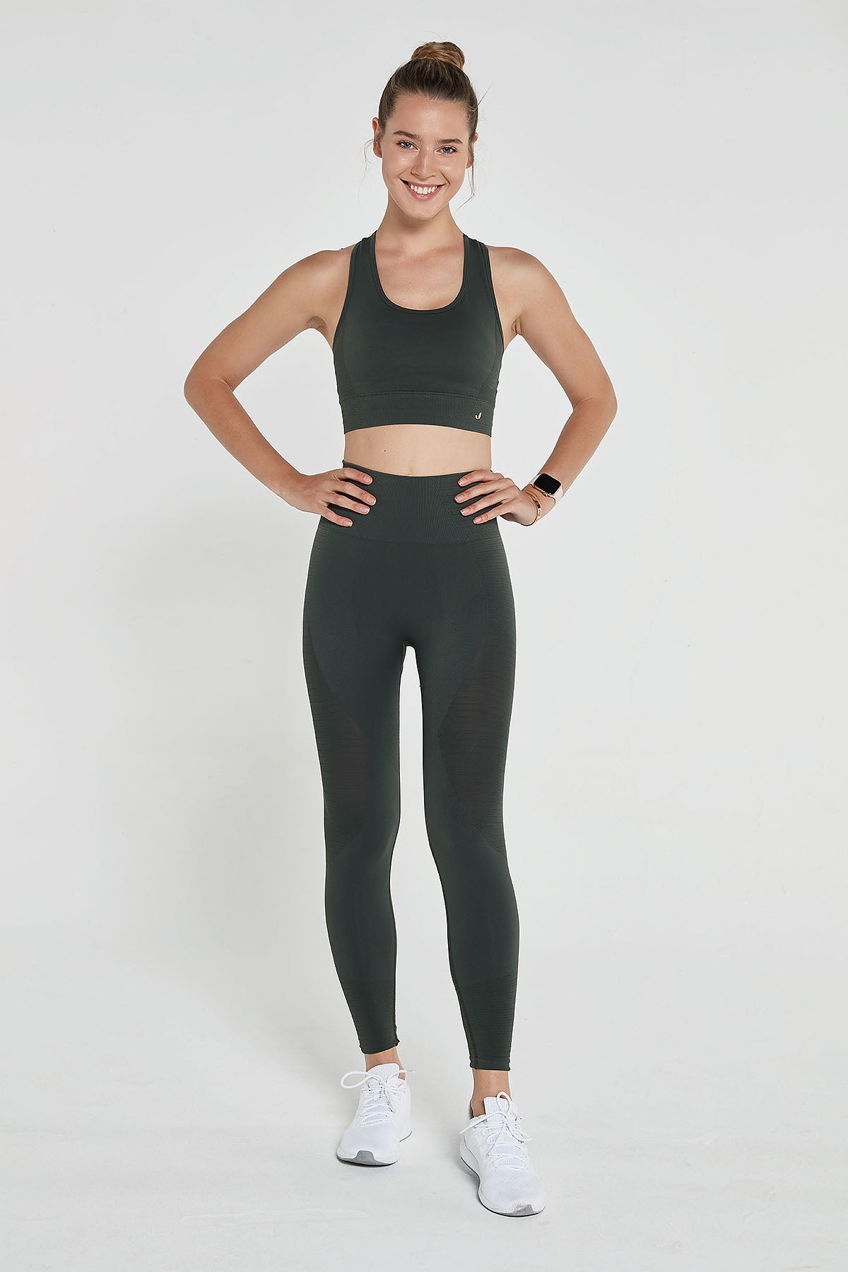 Gela Dark Green Leggings