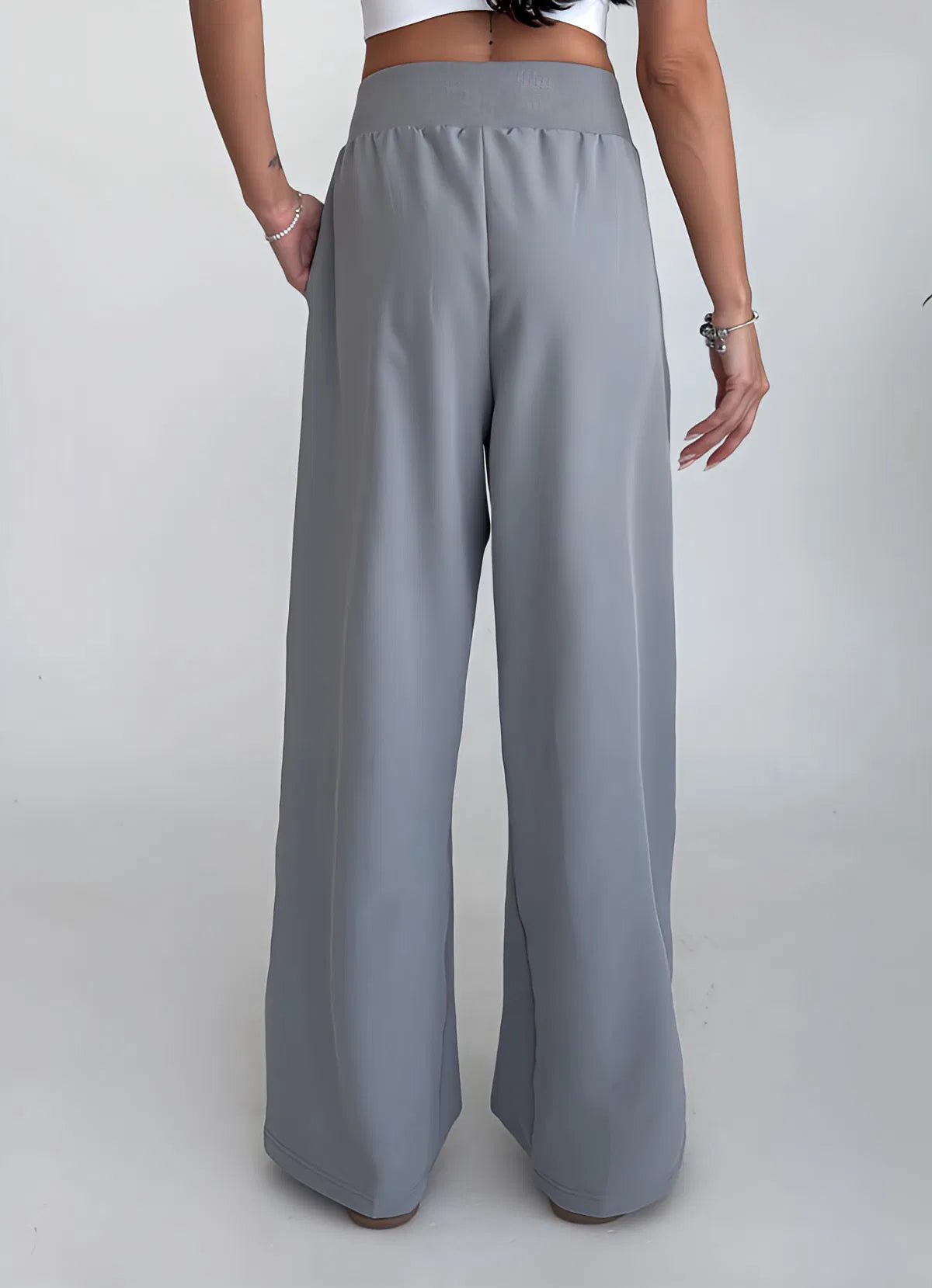 Light Gray Loose Trouser