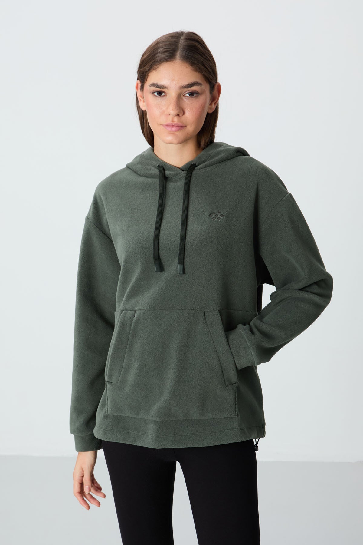 Fleece Women's Hooded - Green