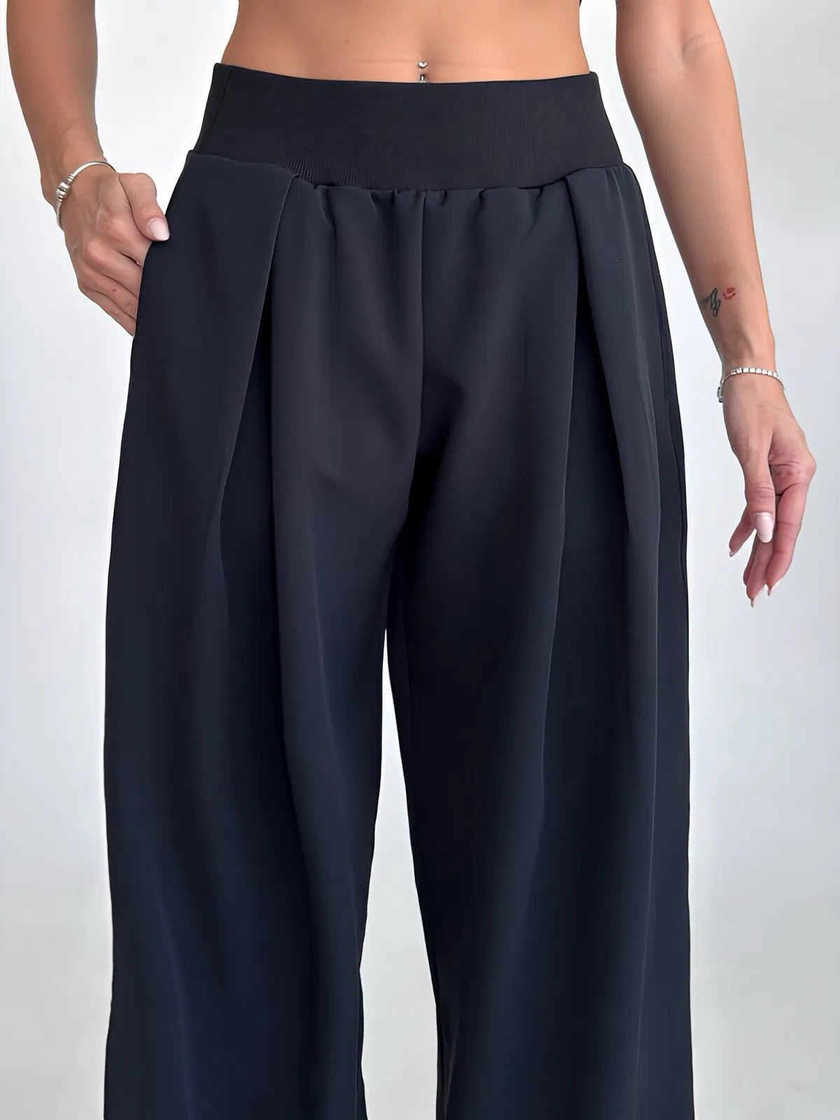 Dark Grey Loose Trouser