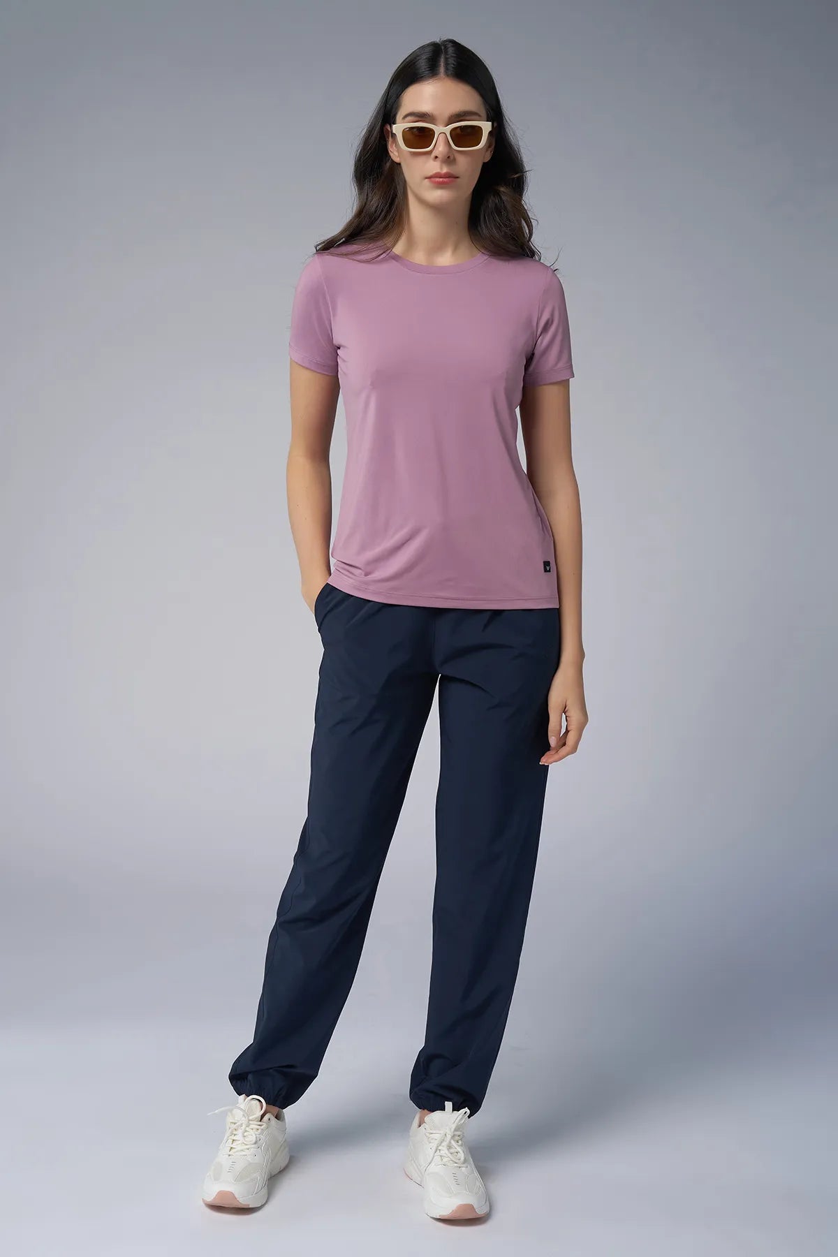 Light Purple Basic T.Shirt