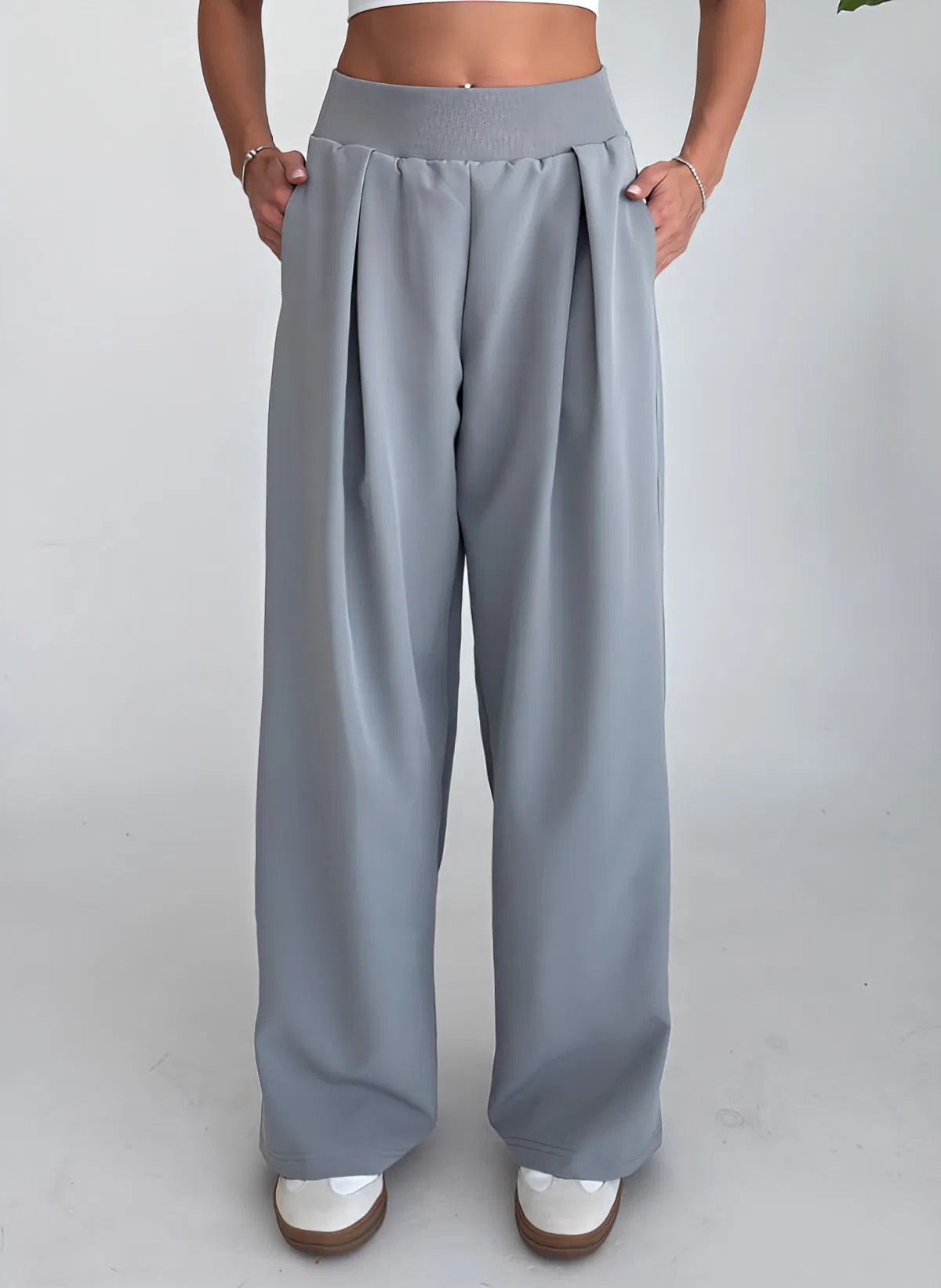 Light Gray Loose Trouser