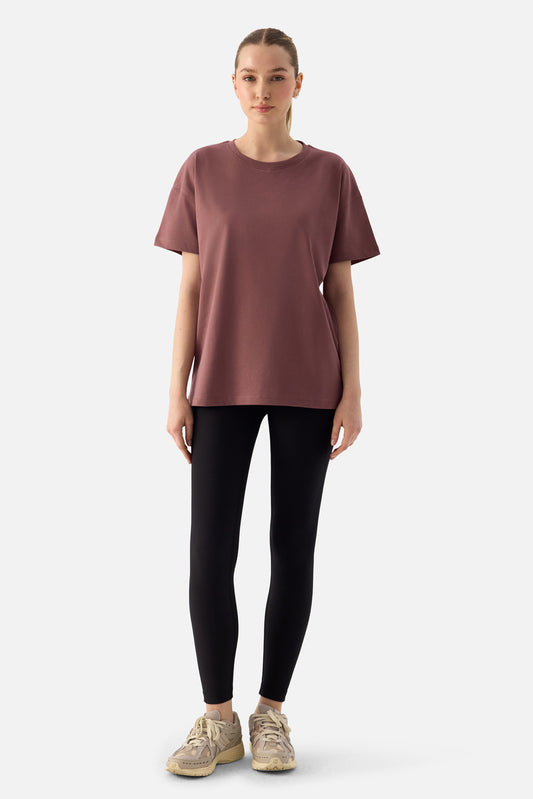 ELORA - RELAXED FIT OVERSIZED T-SHIRT D.ROSE