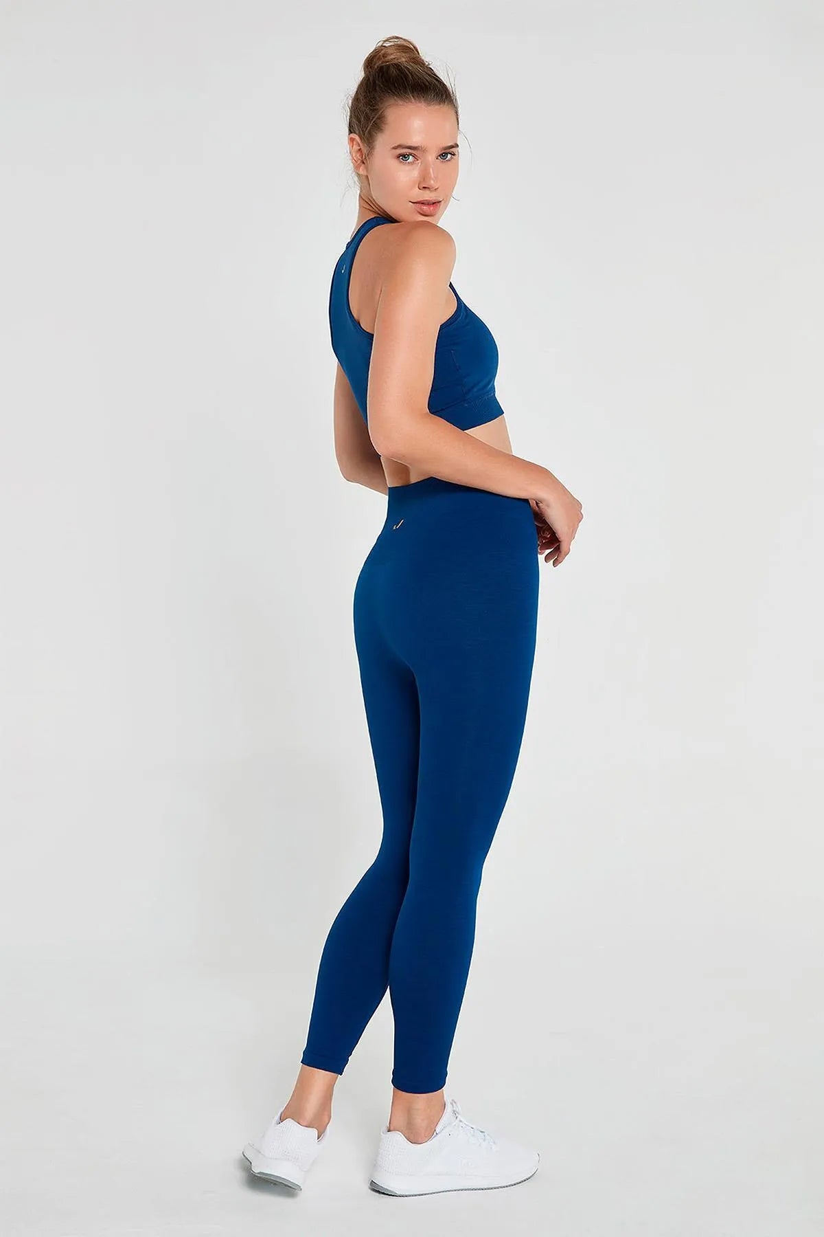 Palmi Melange Blue Fitness Set