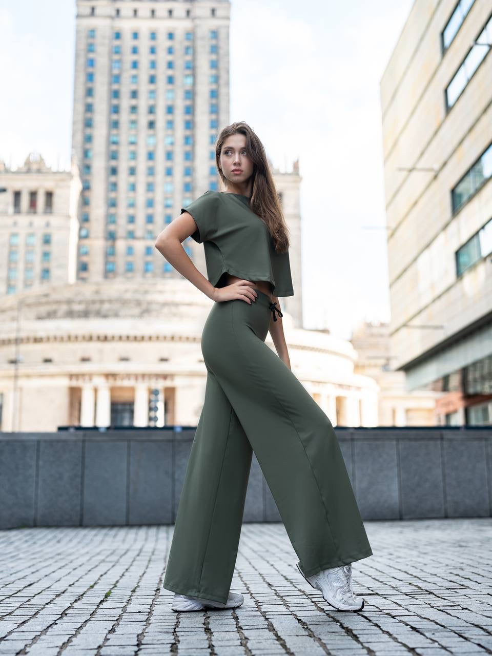 Mumbai Green Yoga pants