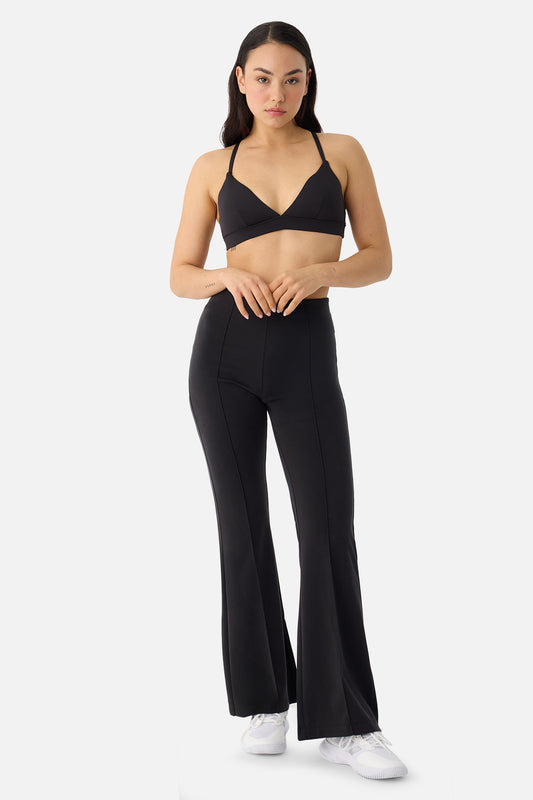 Mira Modal Flared Pants/ Black