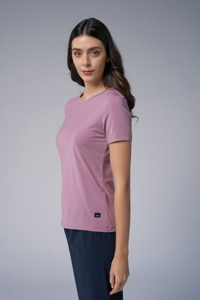 Light Purple Basic T.Shirt
