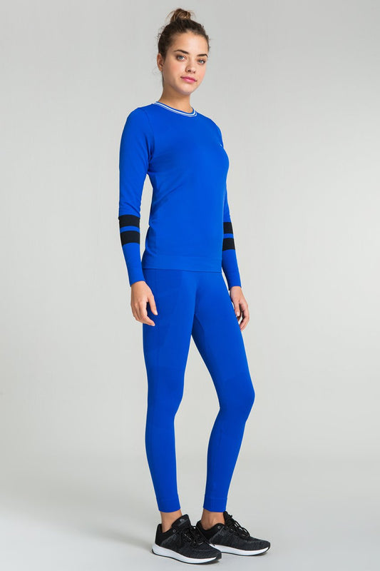 Blue Sweatshirt with Details