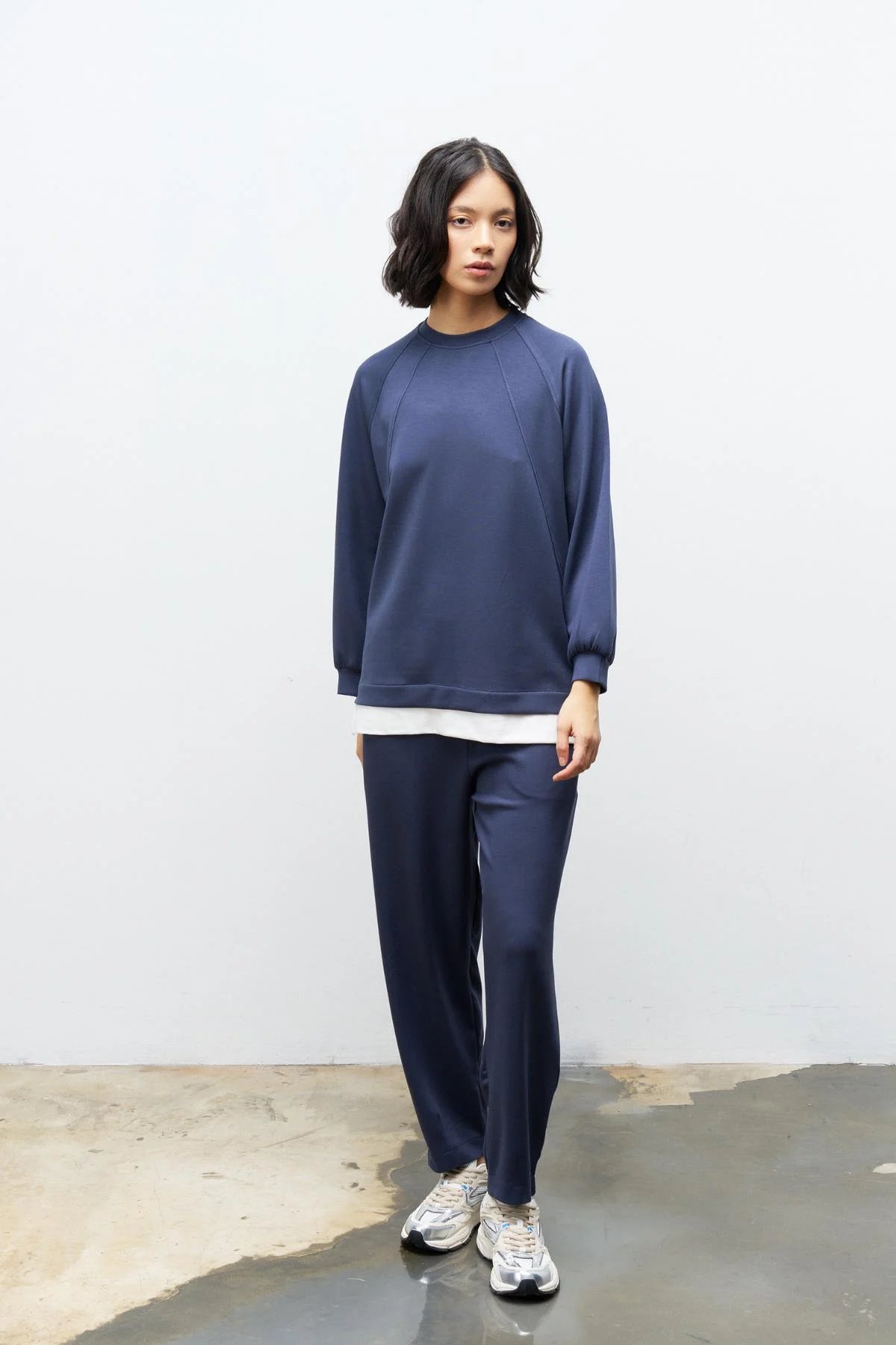 Crew Neck Smoked Tracksuit