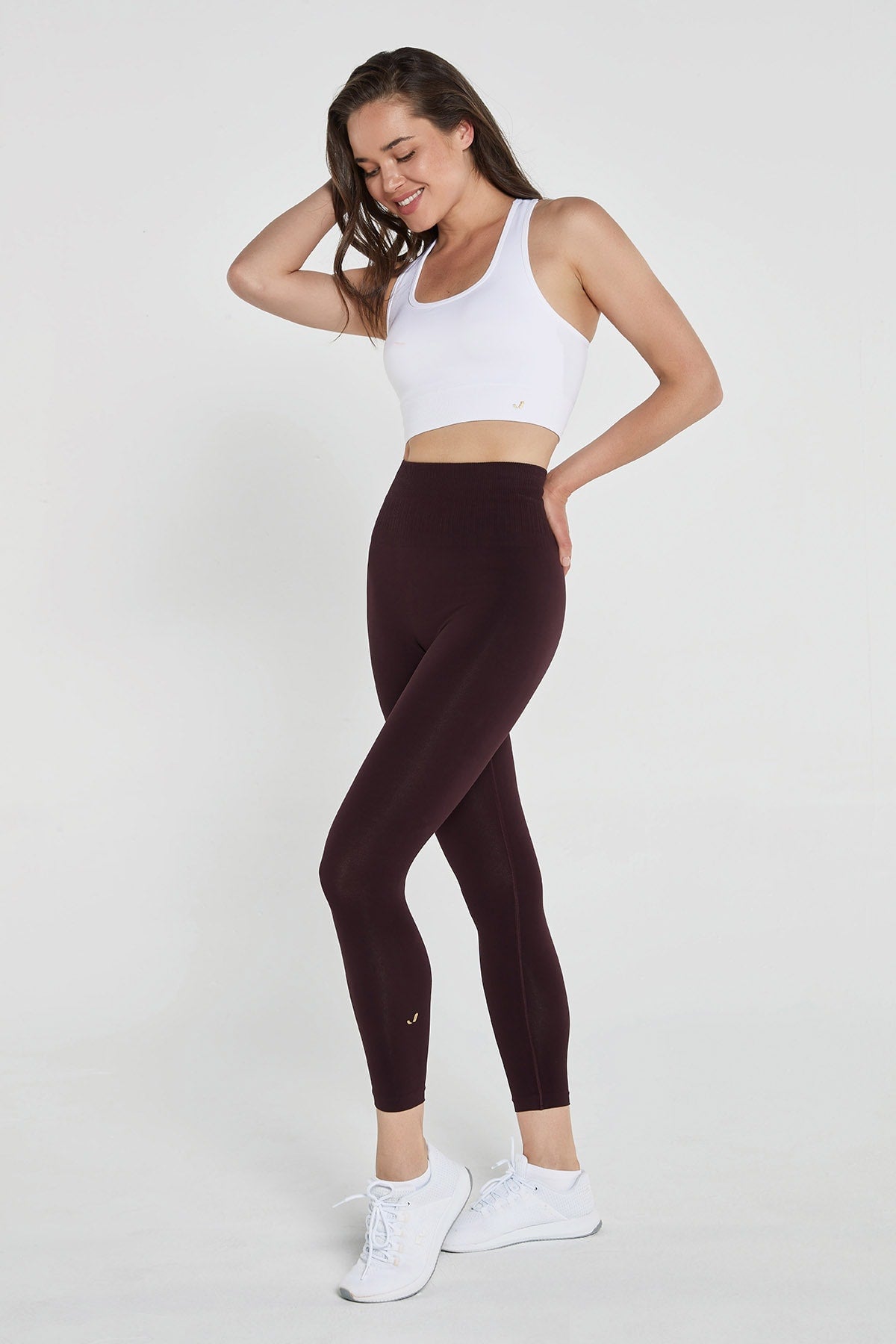 Luz Dark Burgundy Leggings
