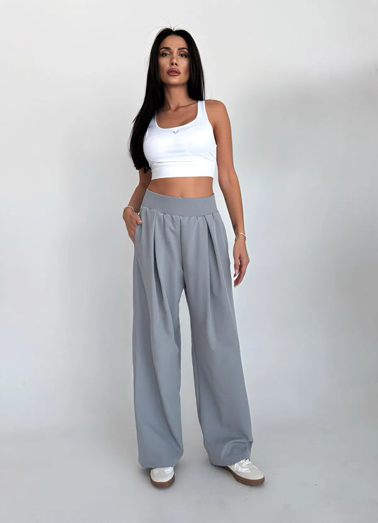 Light Gray Loose Trouser