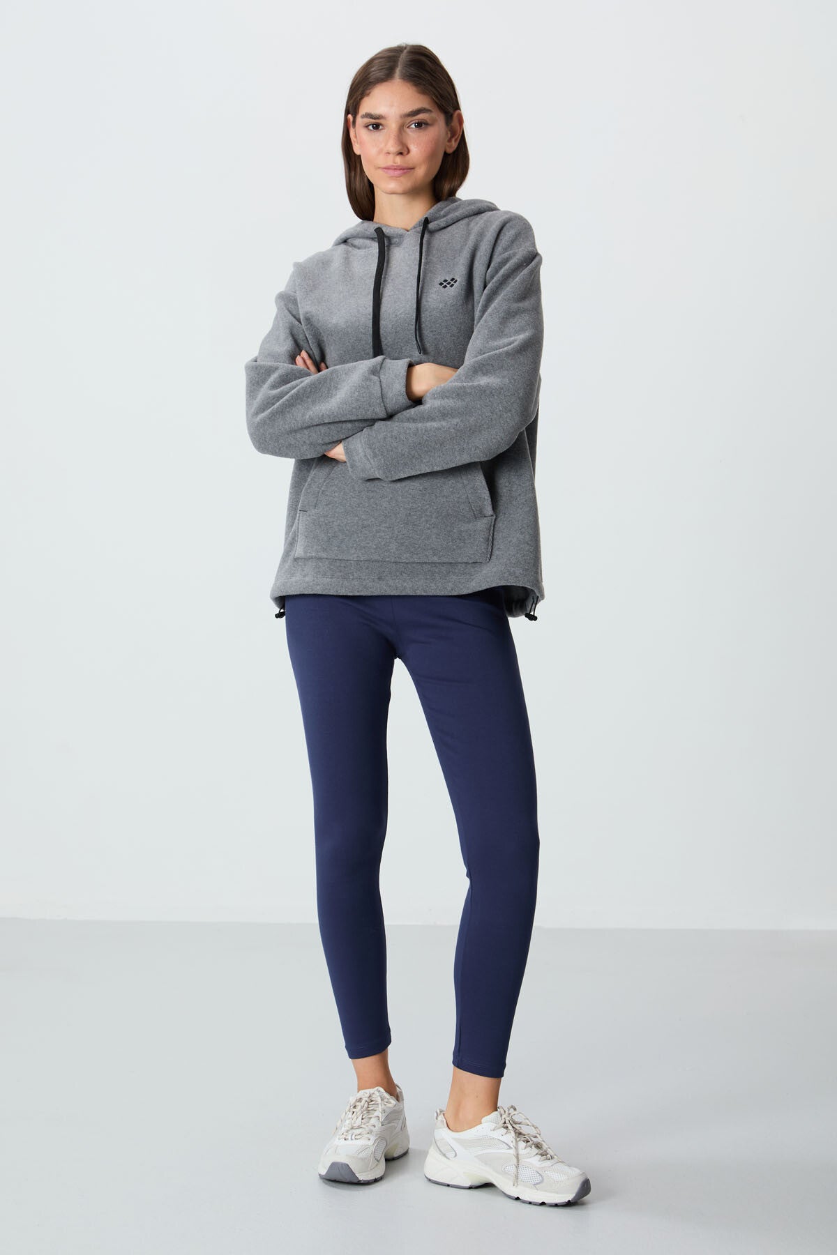 Fleece Women's Hooded - Grey