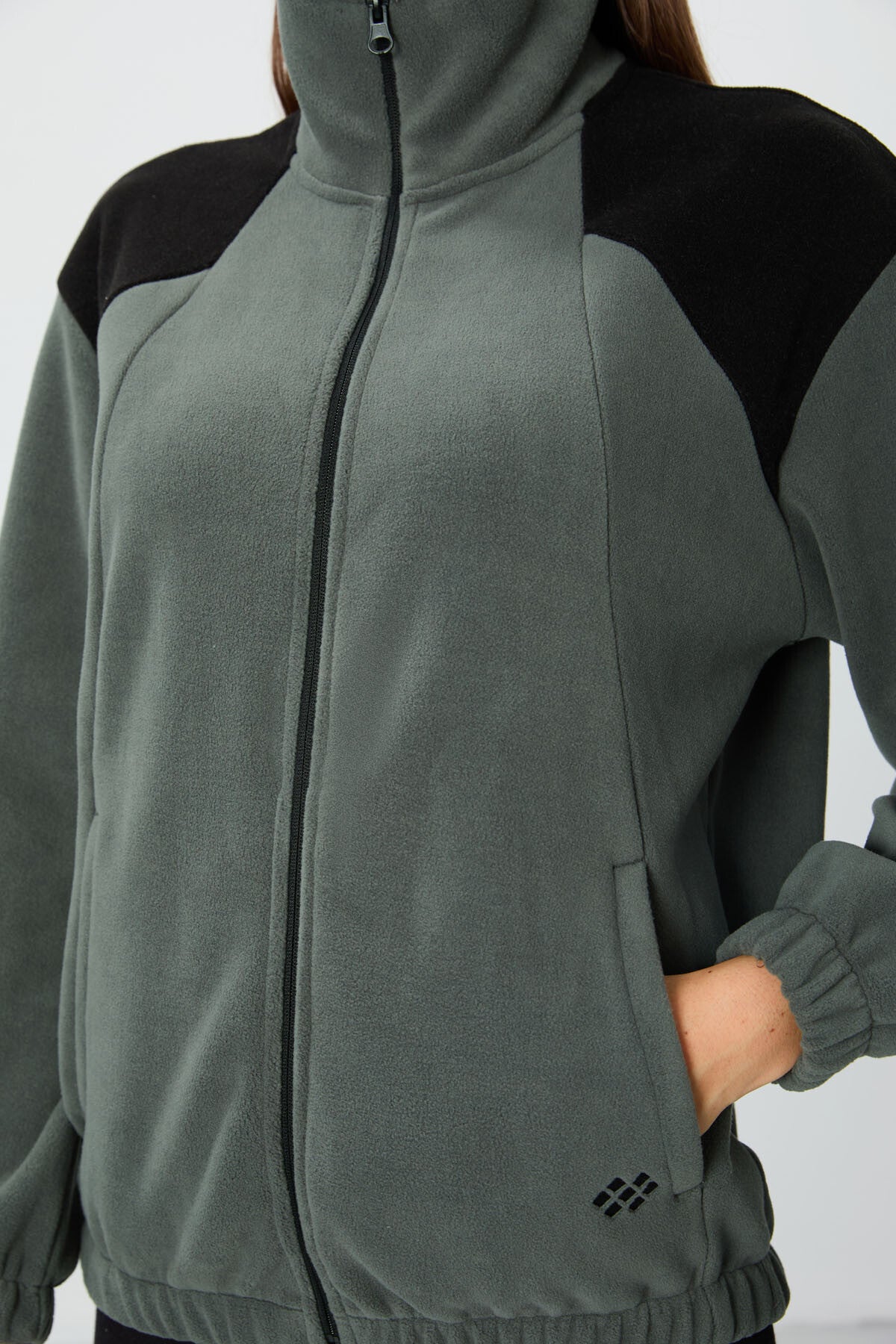 Fleece Women's Sweatshirt -Green