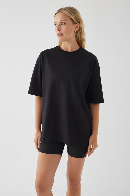 SERENITY OVERSIZE T-SHIRT BLACK