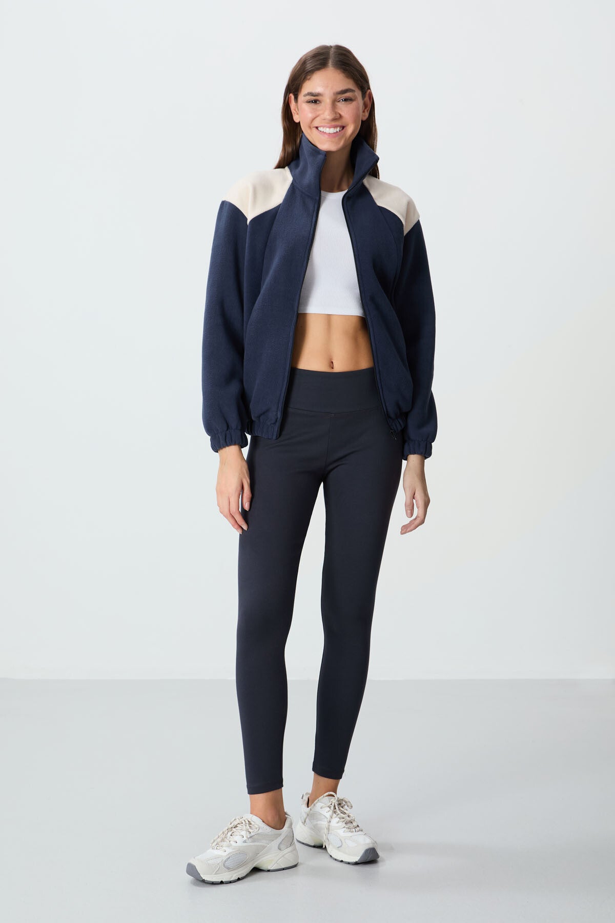 Fleece Women's Sweatshirt - Navy