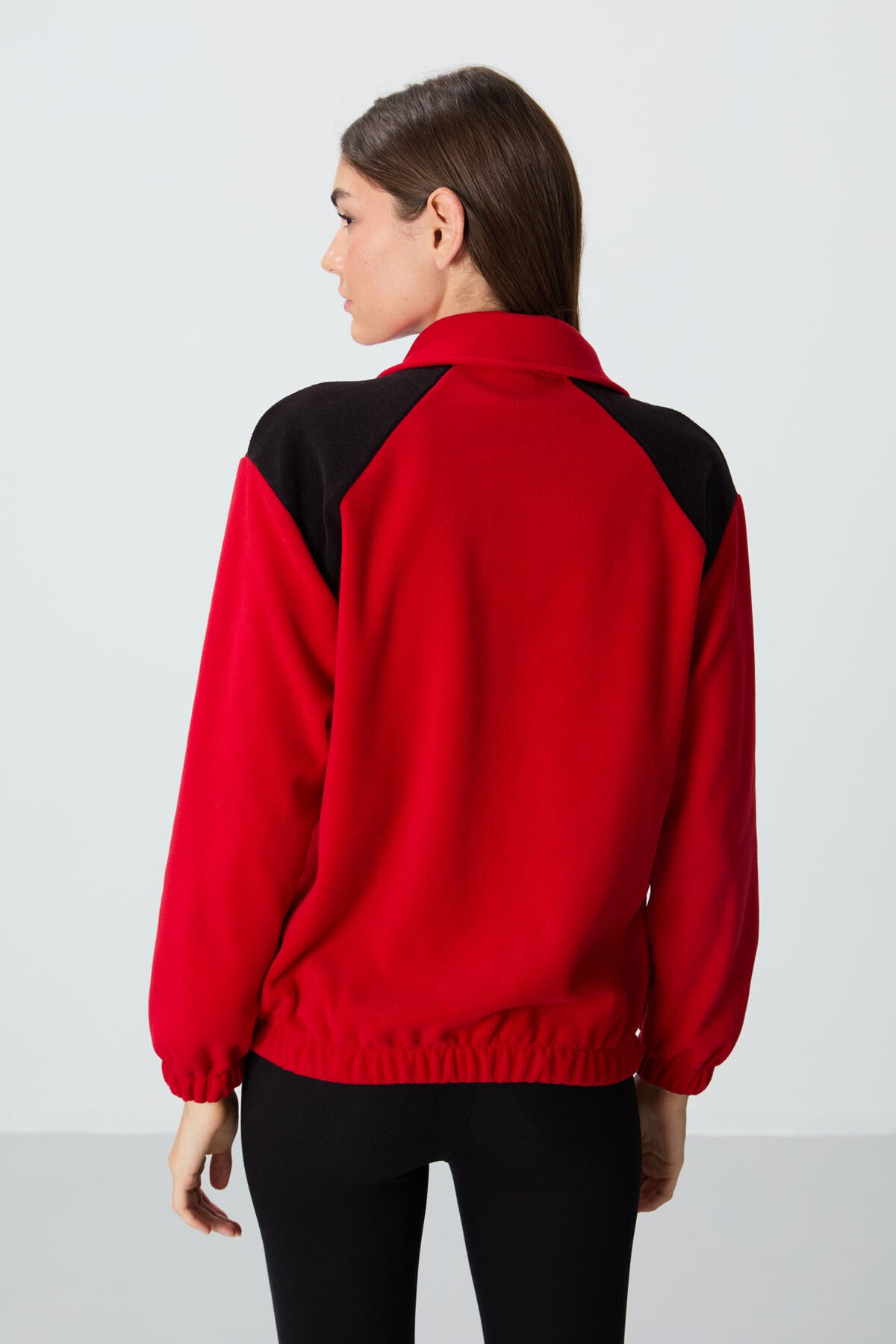 Fleece Women's Sweatshirt - Red