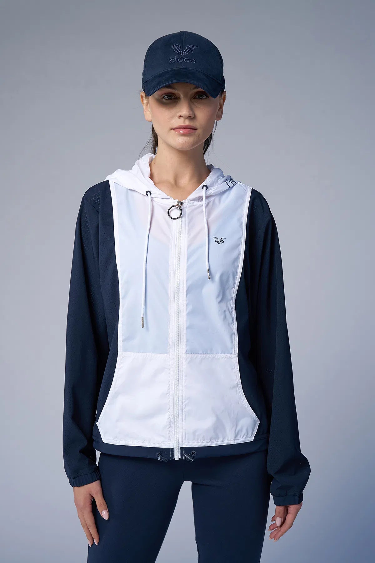 White-Navy Light Jacket