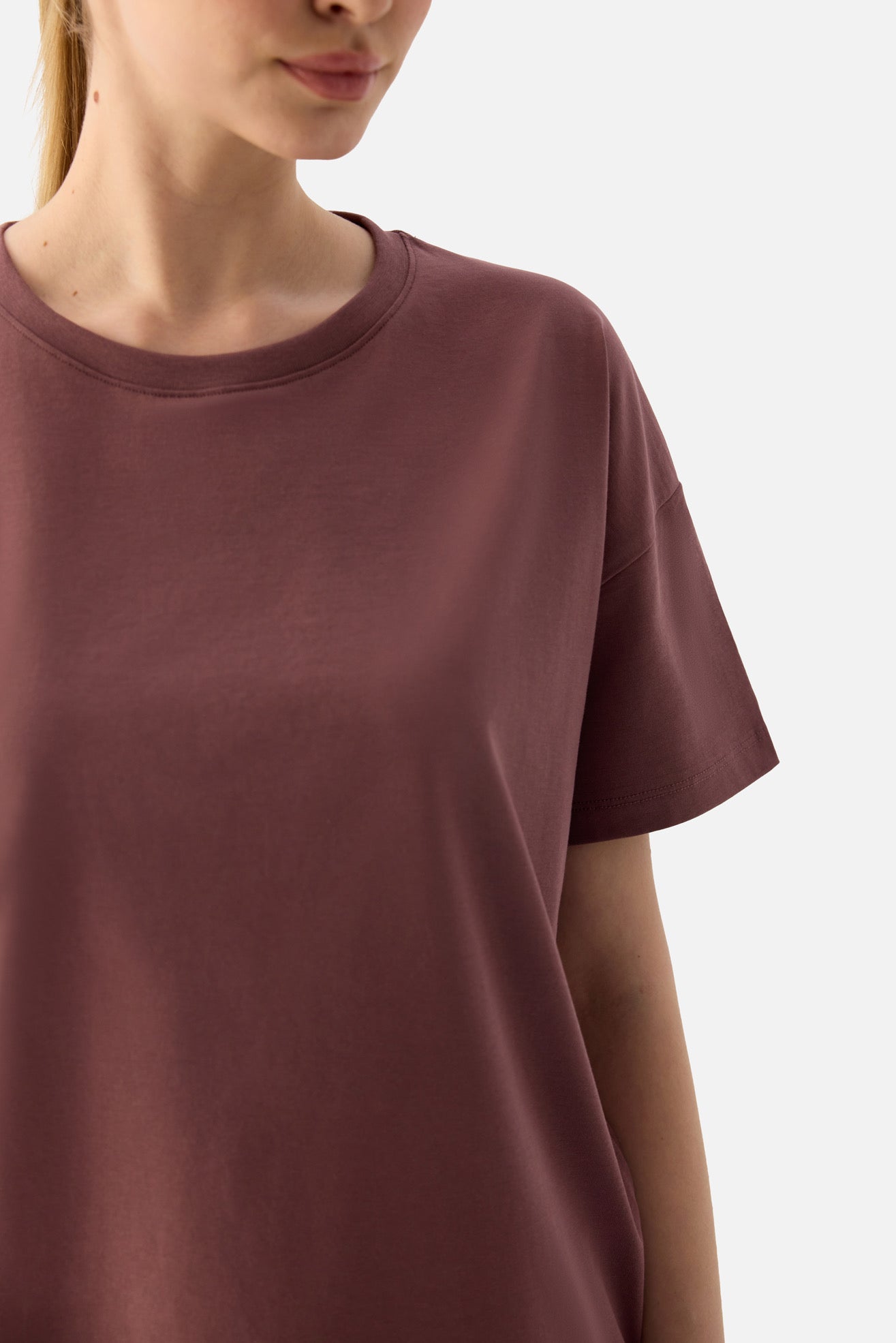 ELORA - RELAXED FIT OVERSIZED T-SHIRT D.ROSE
