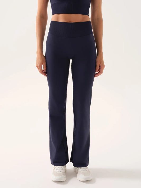 Motion High-Waisted Flared Leggings - Navy