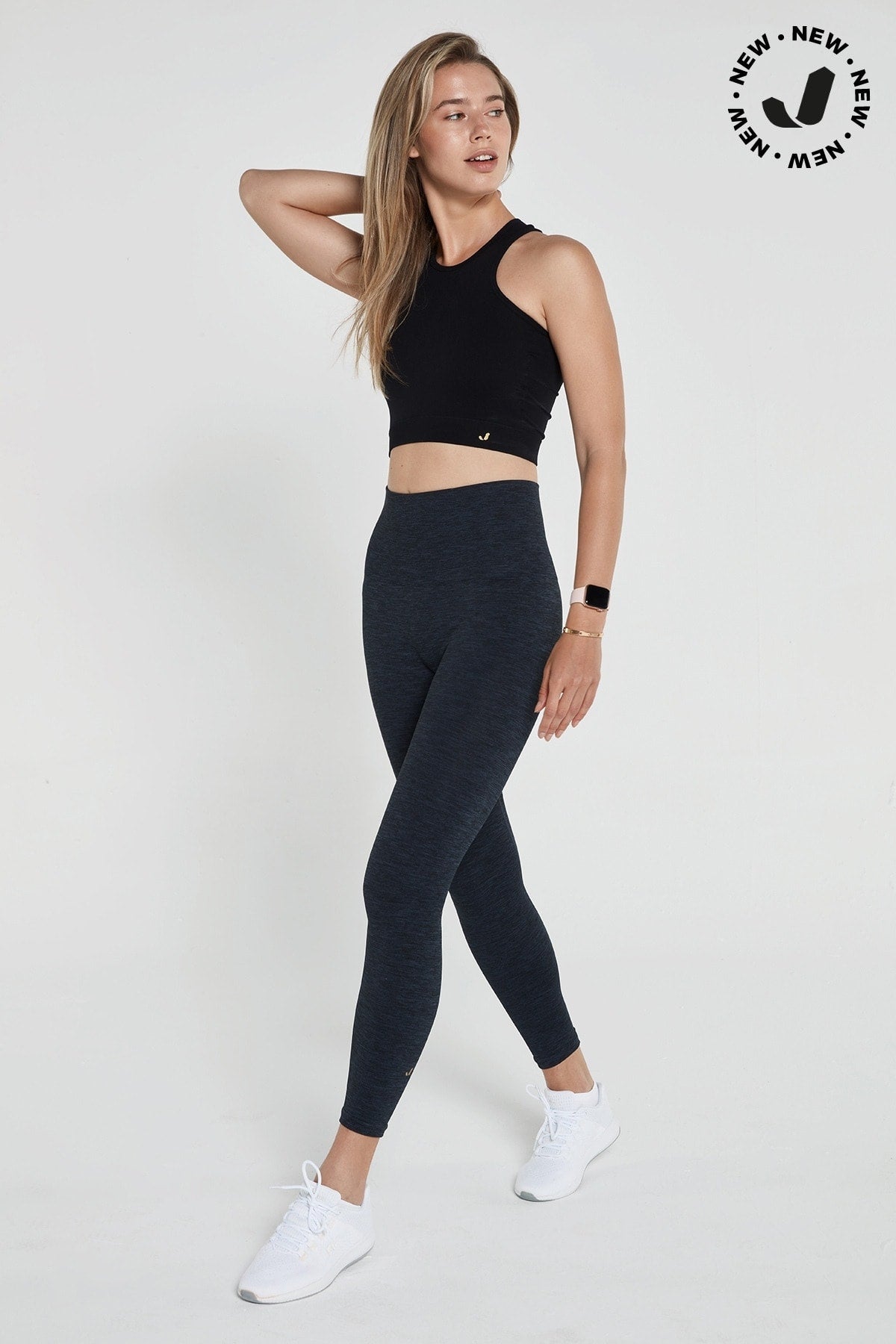 Palmi Melange Dark Grey Leggings