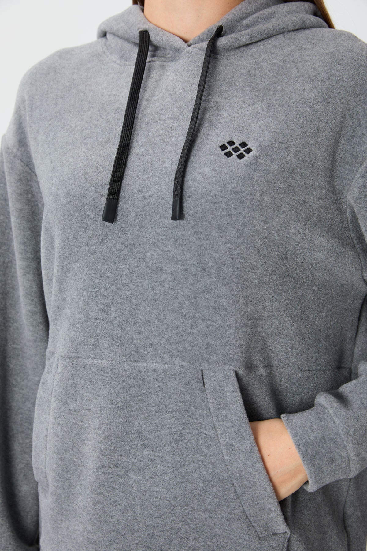 Fleece Women's Hooded - Grey