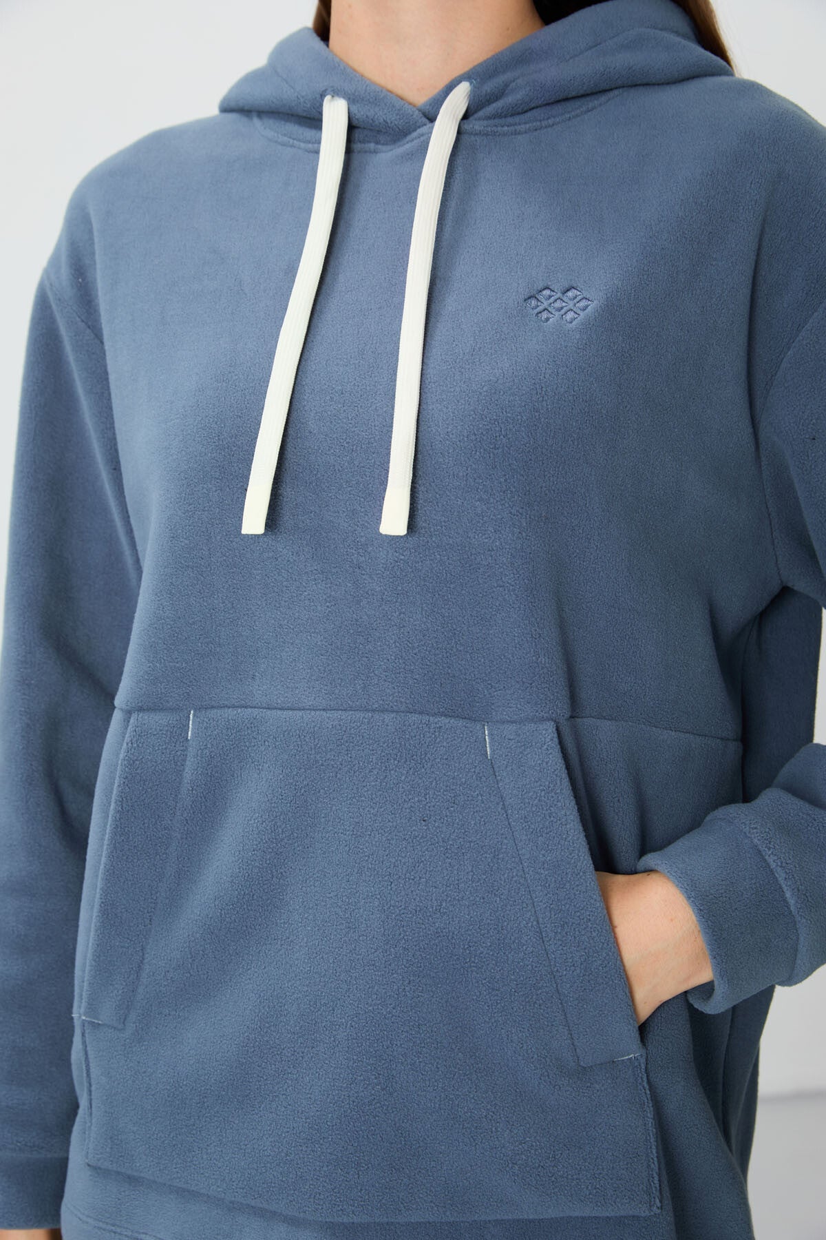 Fleece Women's Hooded - Petrol