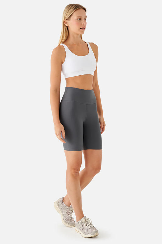 VIOLET BIKER SPORTS TIGHTS D.GREY