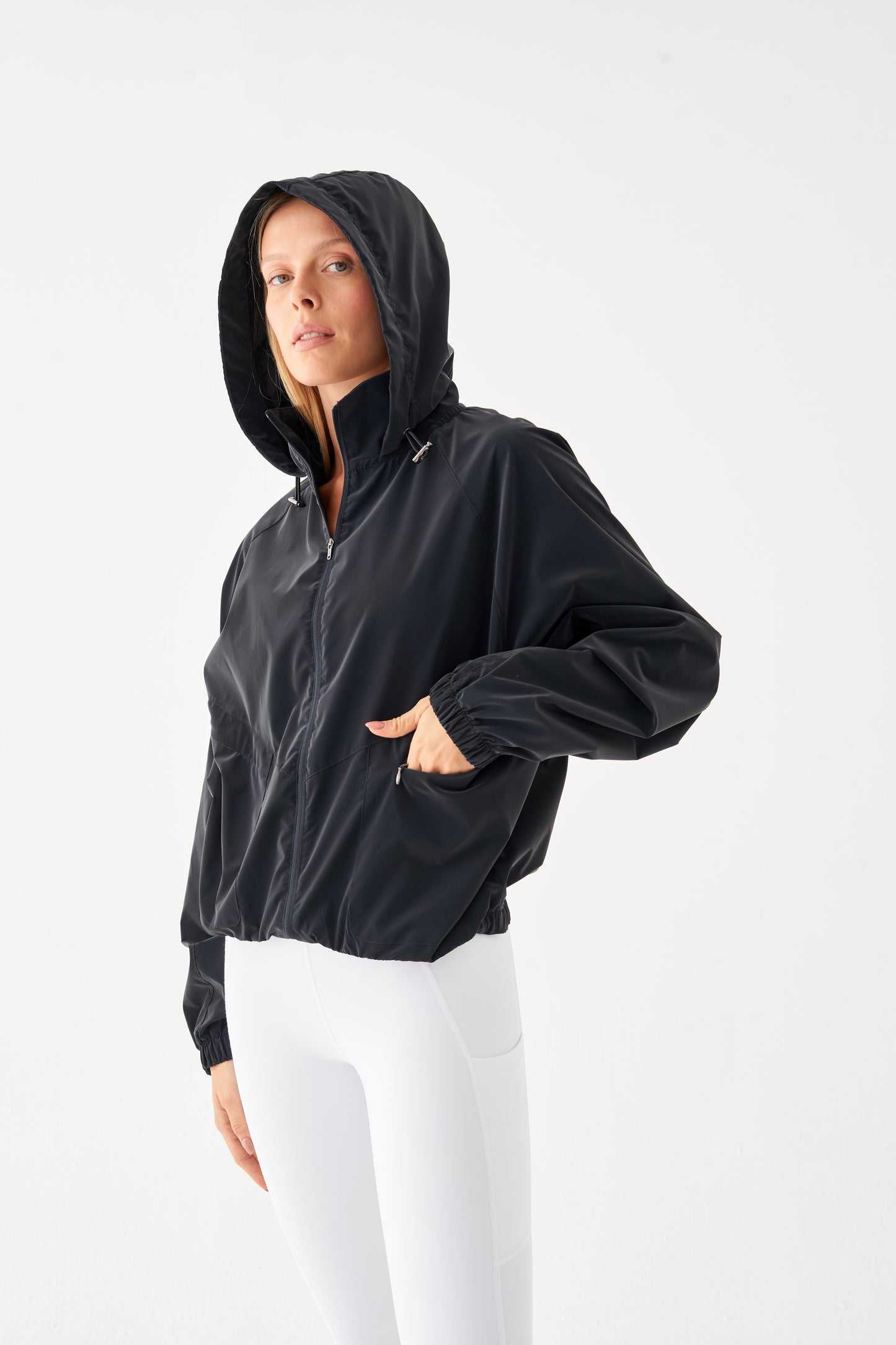 GRACE RAINCOAT JACKET BLACK
