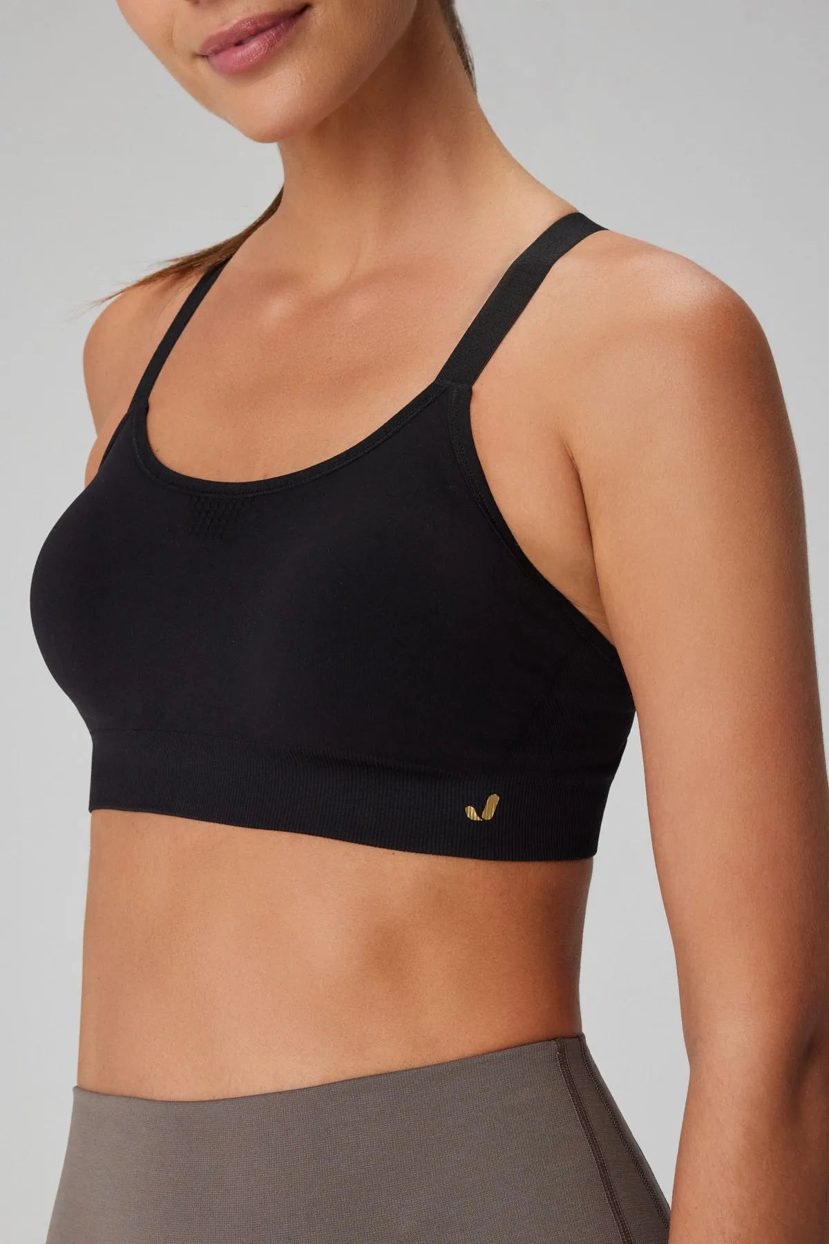 Baura Black Sports Bra
