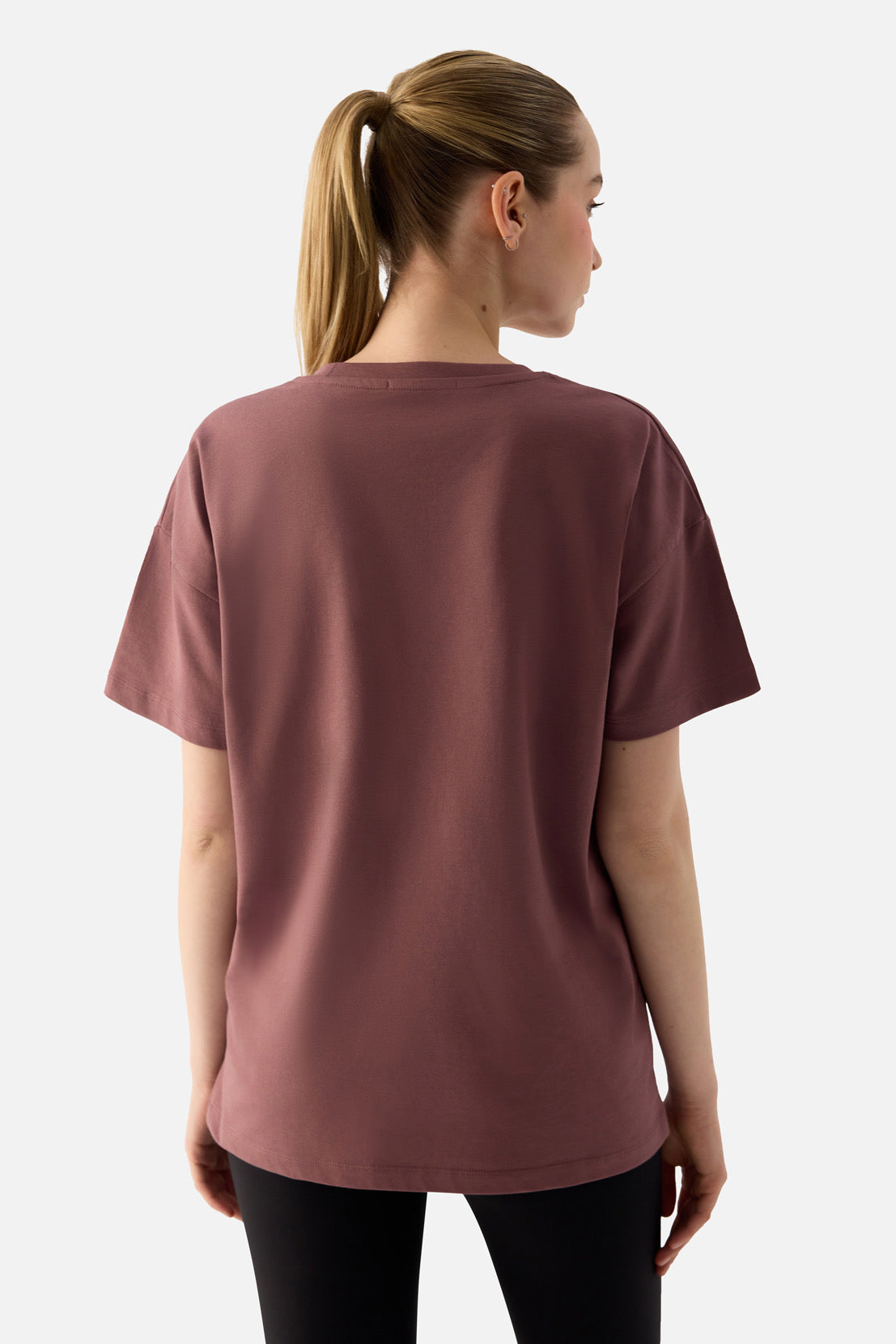 ELORA - RELAXED FIT OVERSIZED T-SHIRT D.ROSE