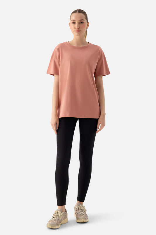 ELORA - RELAXED FIT OVERSIZED T-SHIRT POWDER