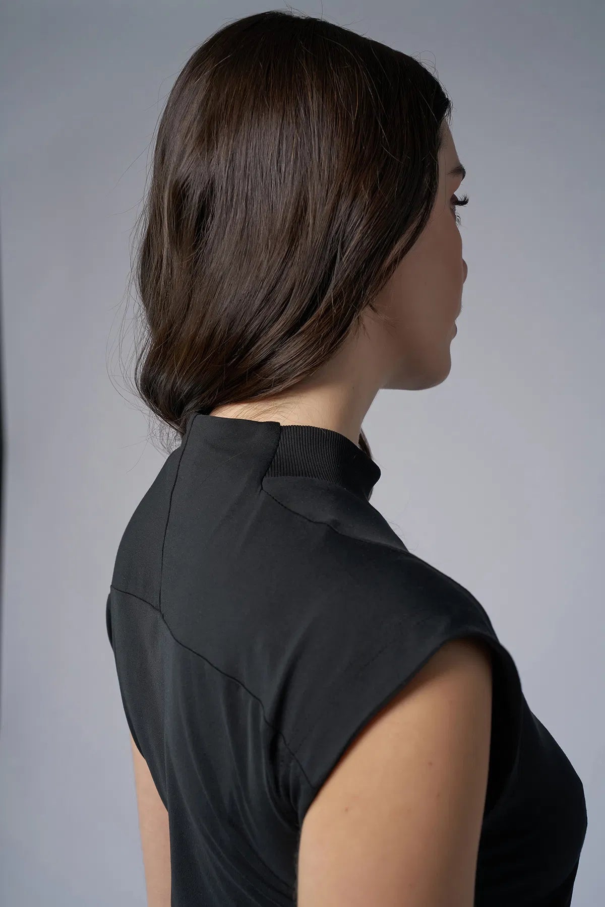 Black Basic Crop Top