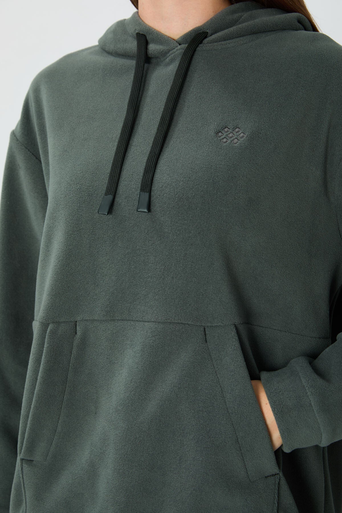 Fleece Women's Hooded - Green