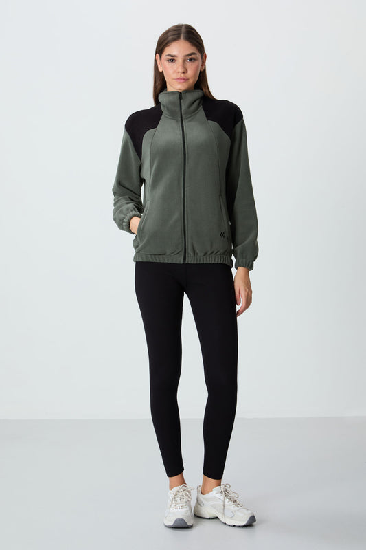 Fleece Women's Sweatshirt -Green