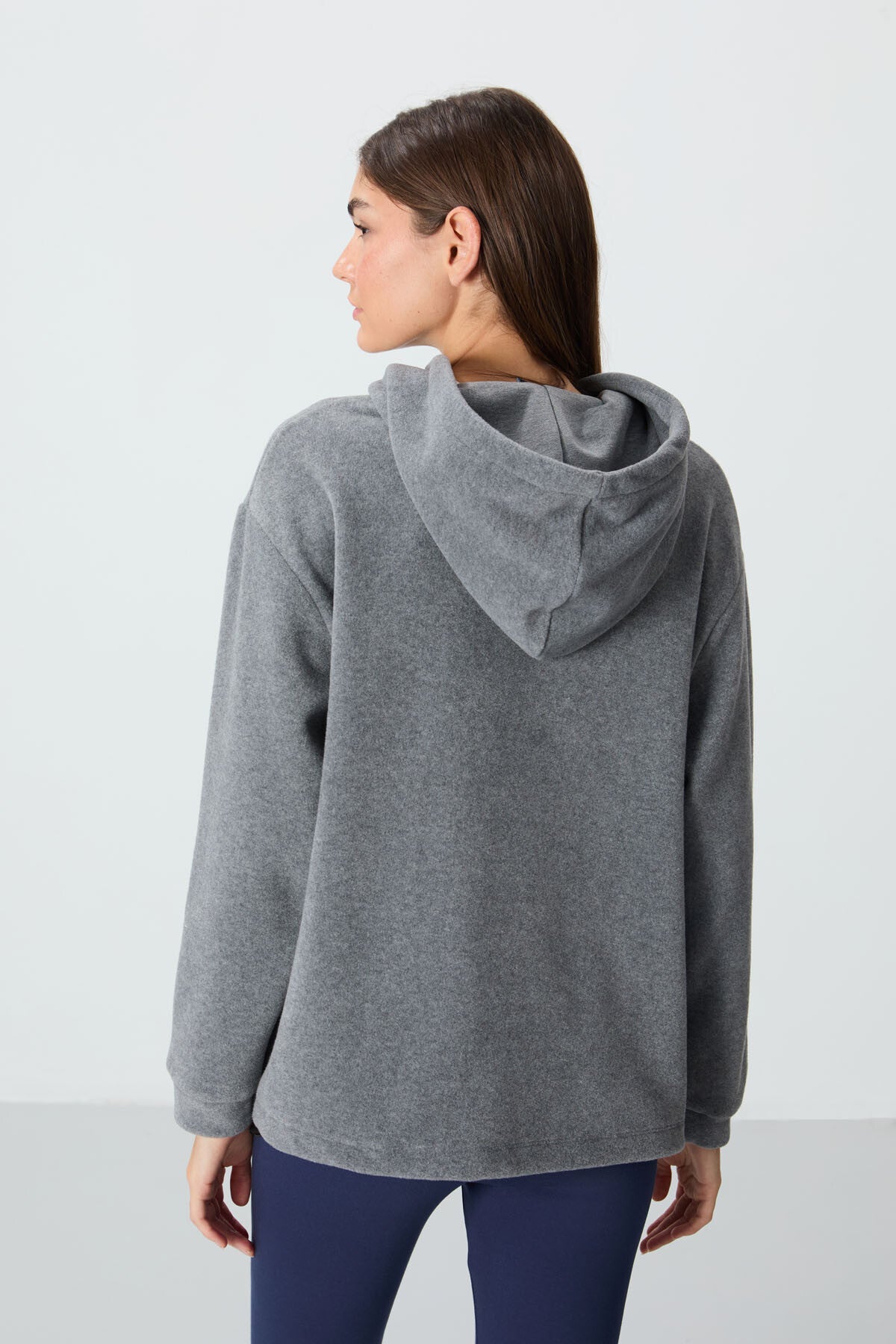 Fleece Women's Hooded - Grey