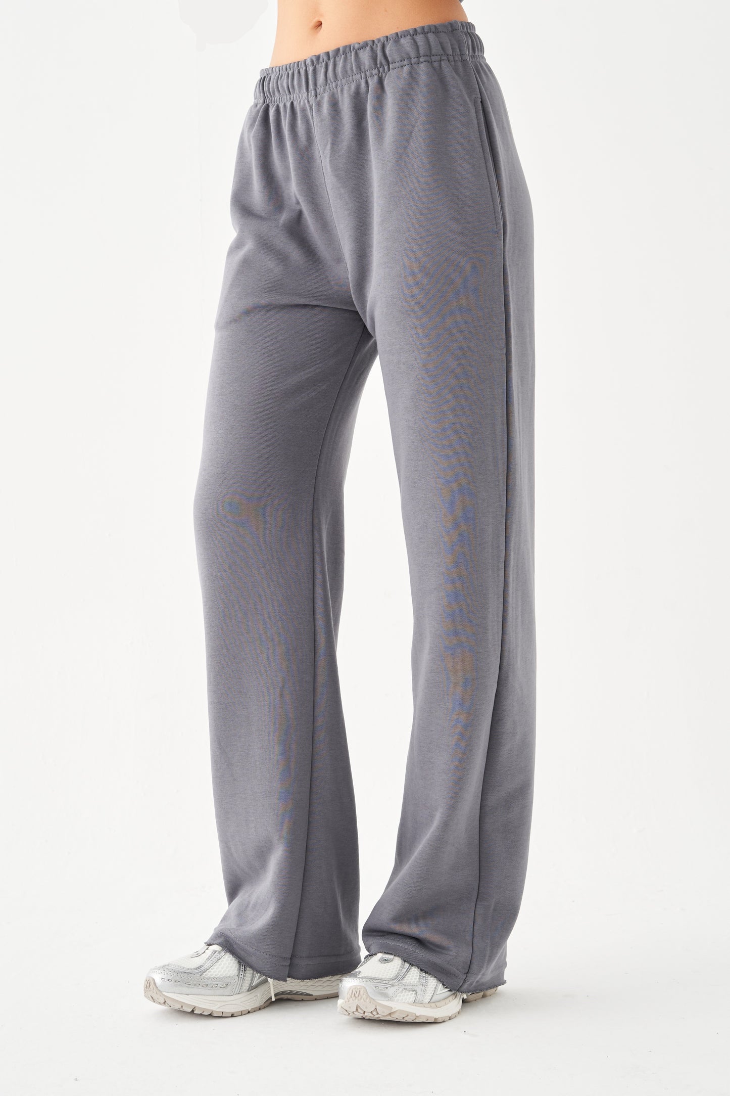 AMELIA FLARE SWEATPANTS D.GREY
