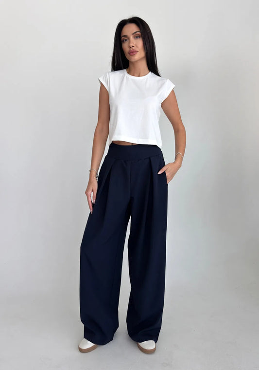 Dark Navy Loose Trouser