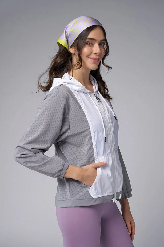 White-Grey Light Jacket