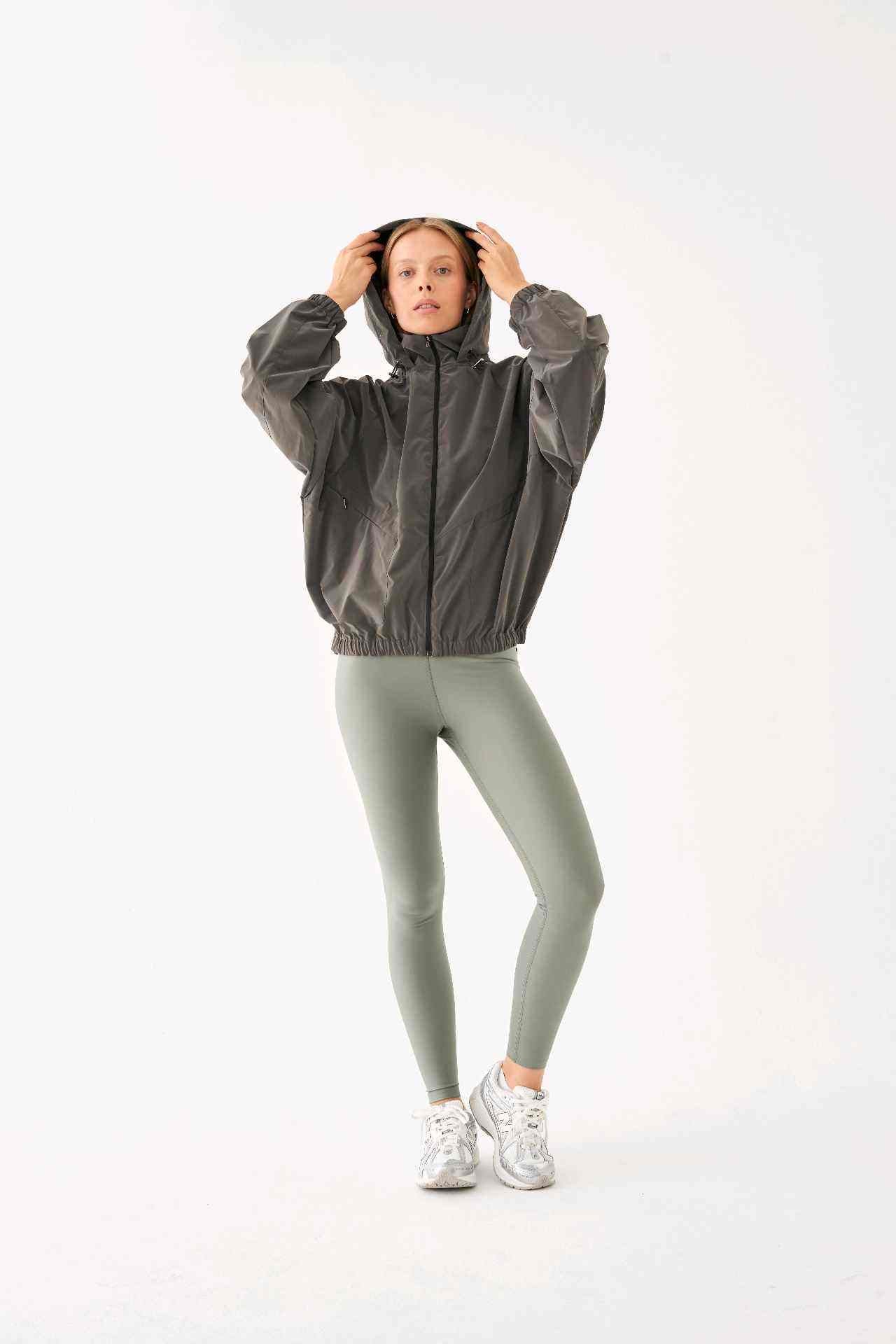 GRACE RAINCOAT JACKET D.GREY