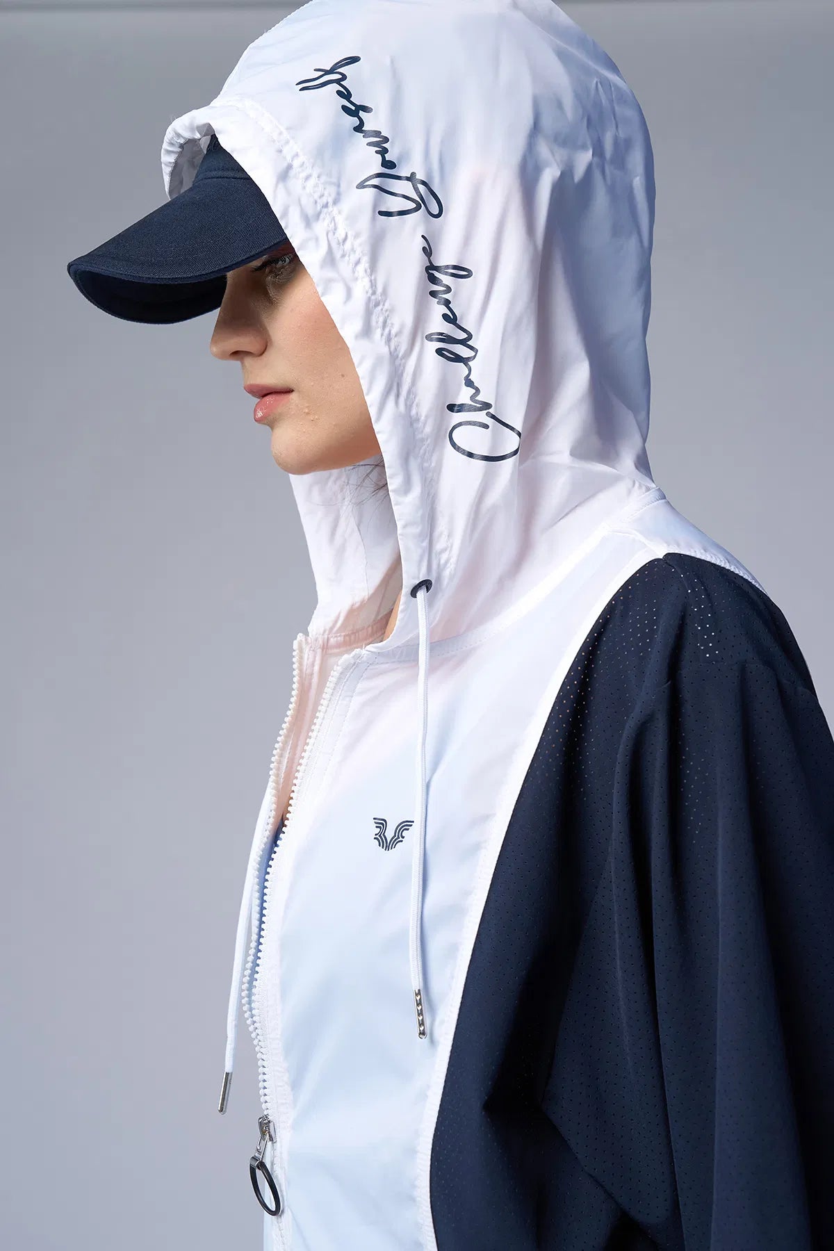 White-Navy Light Jacket