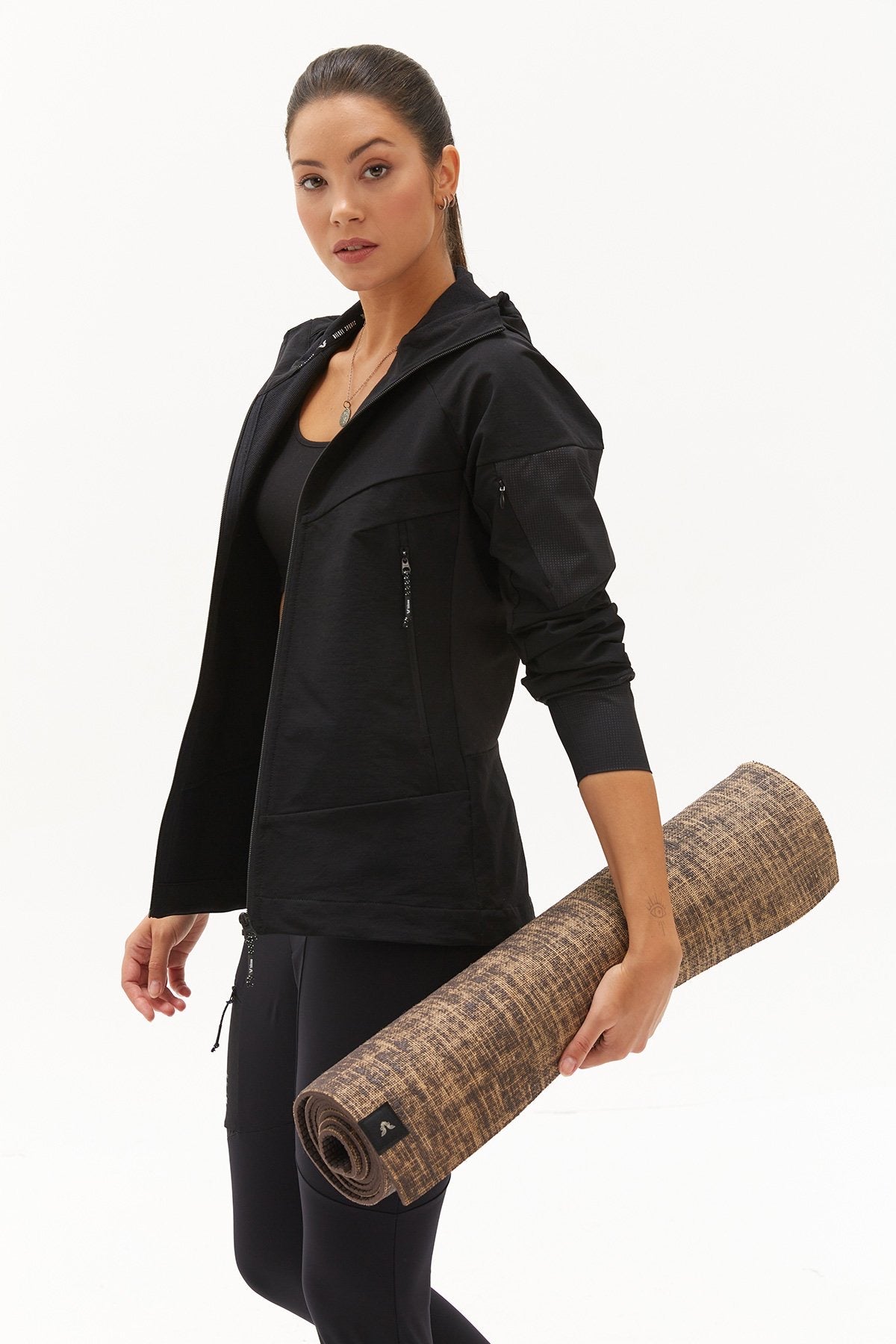 Black Hooded Jacket