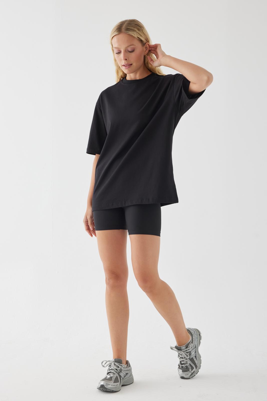 SERENITY OVERSIZE T-SHIRT BLACK