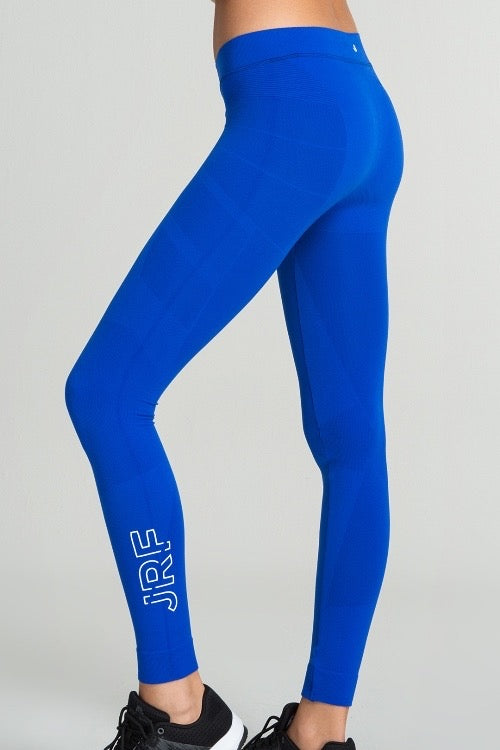 Blue Mid-Rise Leggings