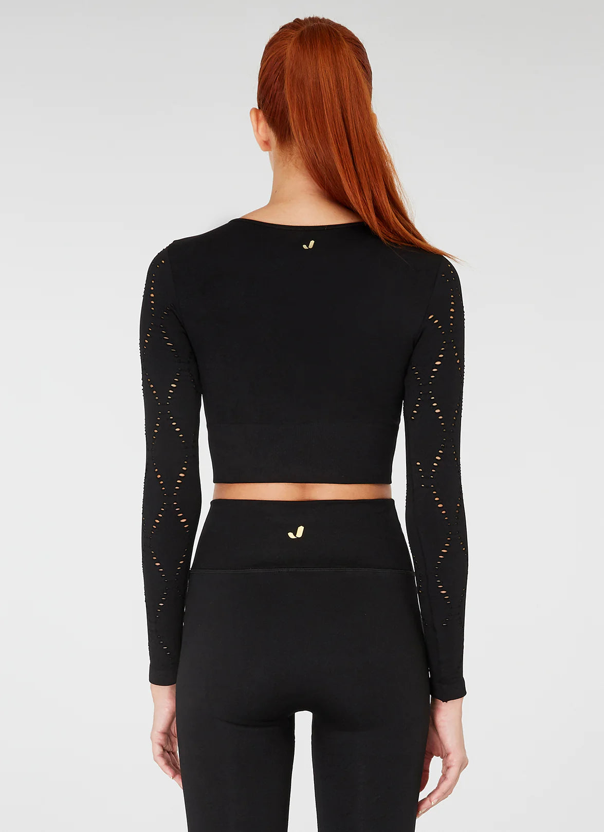 Naples long sleeve crop top