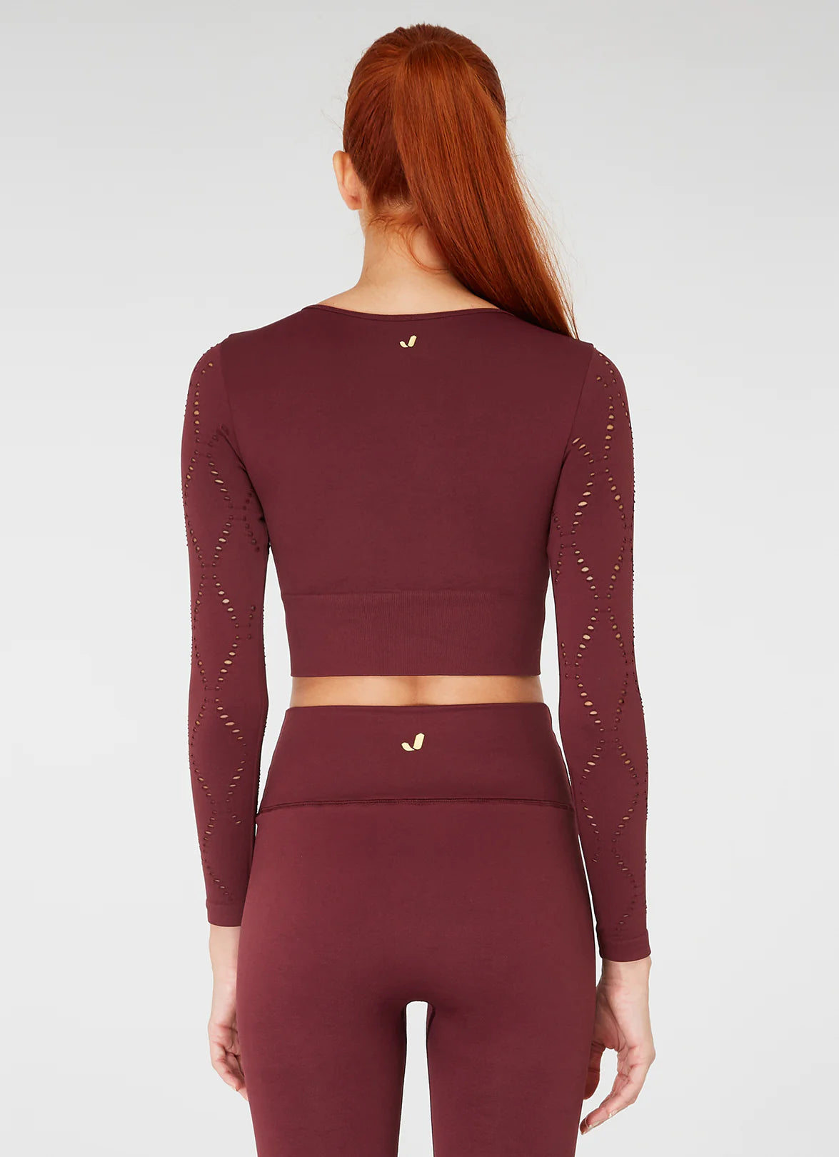 Naples long sleeve crop top