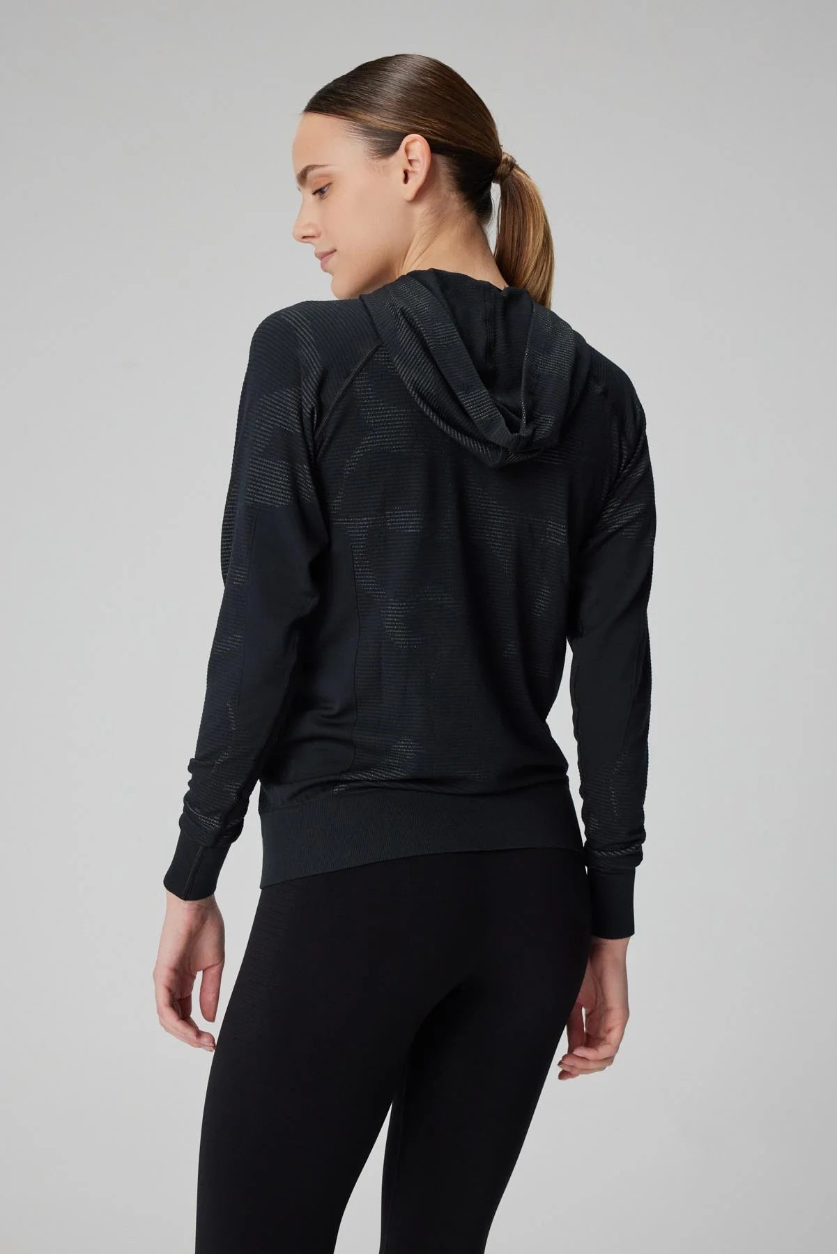 Black Fit Hoodie