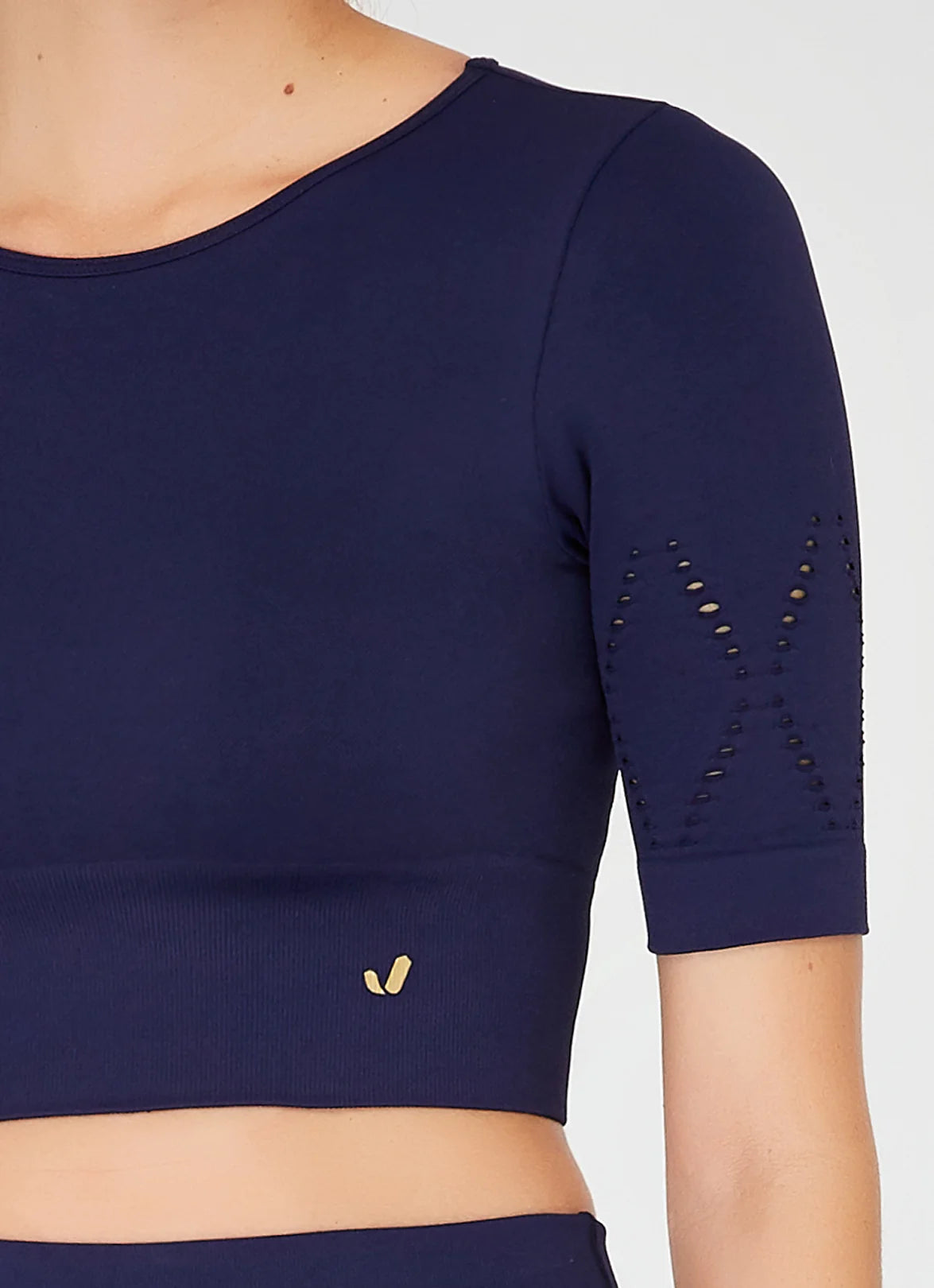 Naples long sleeve crop top